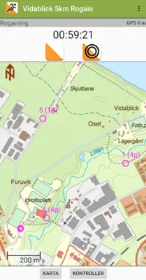 GPS Orienteering Run android App screenshot 1